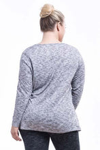Load image into Gallery viewer, Terra Trapeze Tee (heather white)
